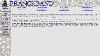 Screenshot Webseite Franckband